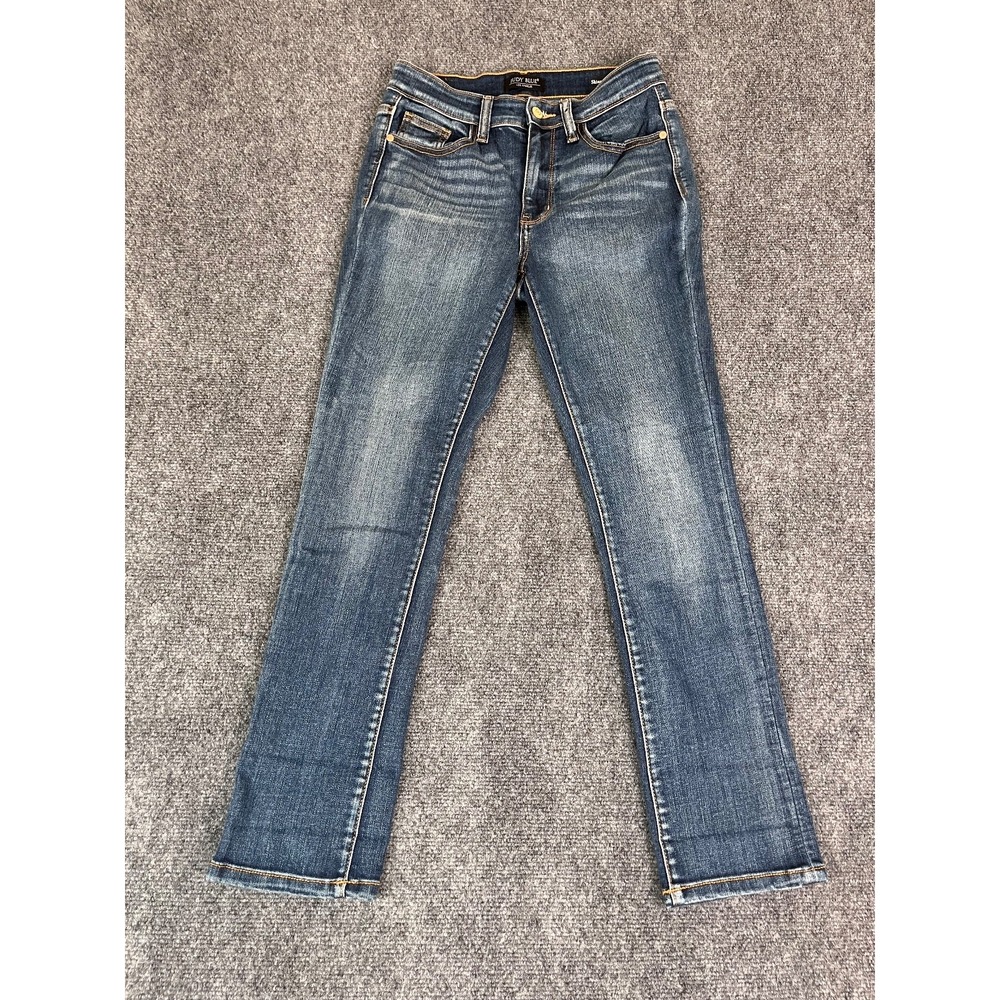 Judy Blue Los Angeles Womens Blue Jeans Skinny Fit Capri Size 3/26